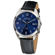 Laden Sie das Bild in den Galerie-Viewer, ATRIUM Herren Uhr Armbanduhr Titan A14-15 Leder