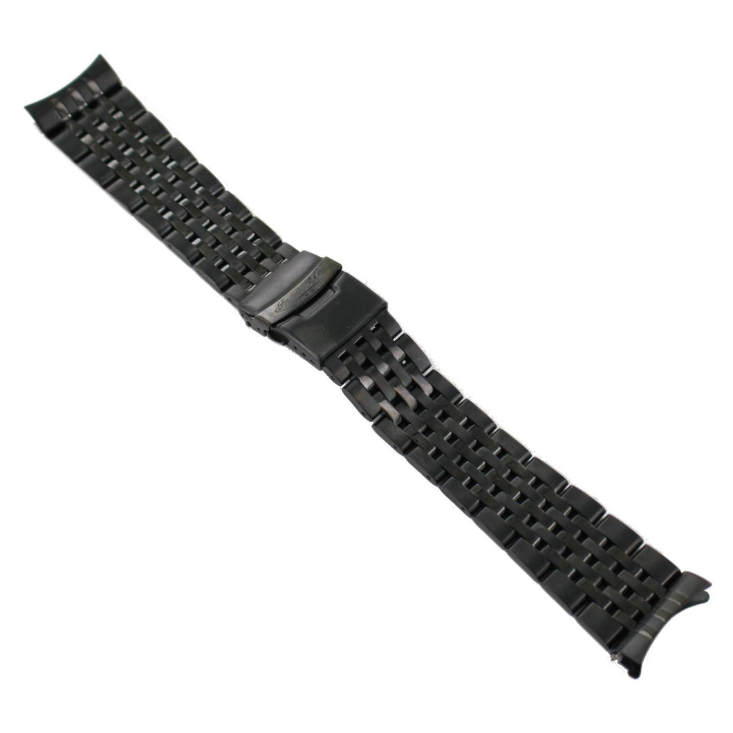 Ingersoll Ersatzband für Uhren Edelstahl Faltschl. Schwarz IN3209 24 mm