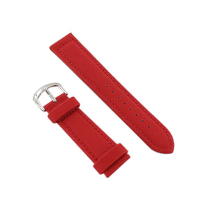 Ingersoll Ersatzband für Uhren Leder Textil rot Dornschließe Si 22 mm