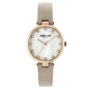 Kenneth Cole New York Damen-Armbanduhr Analog Quarz Leder KC50257003