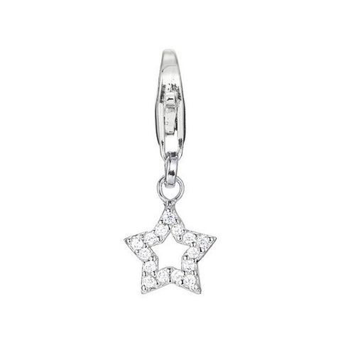 Esprit Anhänger Charms Silber Zirkonia Pico Wish ESCH91597A000