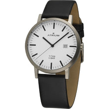 Laden Sie das Bild in den Galerie-Viewer, ATRIUM Herren Uhr Armbanduhr Titan A40-13 Leder