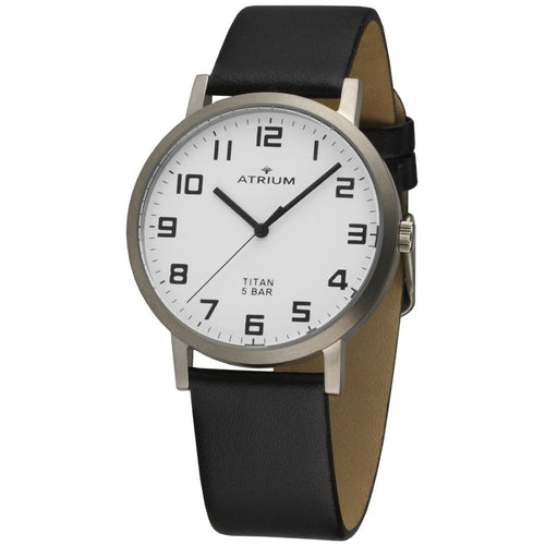 ATRIUM Damen Uhr Armbanduhr Titan A41-10 Leder