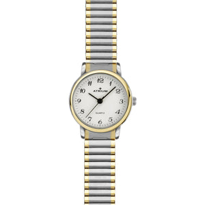 ATRIUM Damen Uhr Armbanduhr Edelstahl bicolor A43-64 Zugband