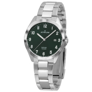 ATRIUM Herren Uhr Armbanduhr Edelstahl Analog Quarz A45-36