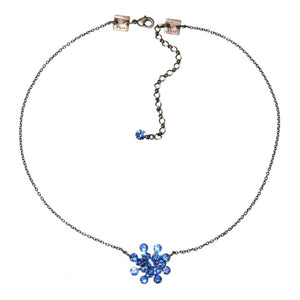 Konplott Halskette hängend Collier Magic Fireball blau Saphir