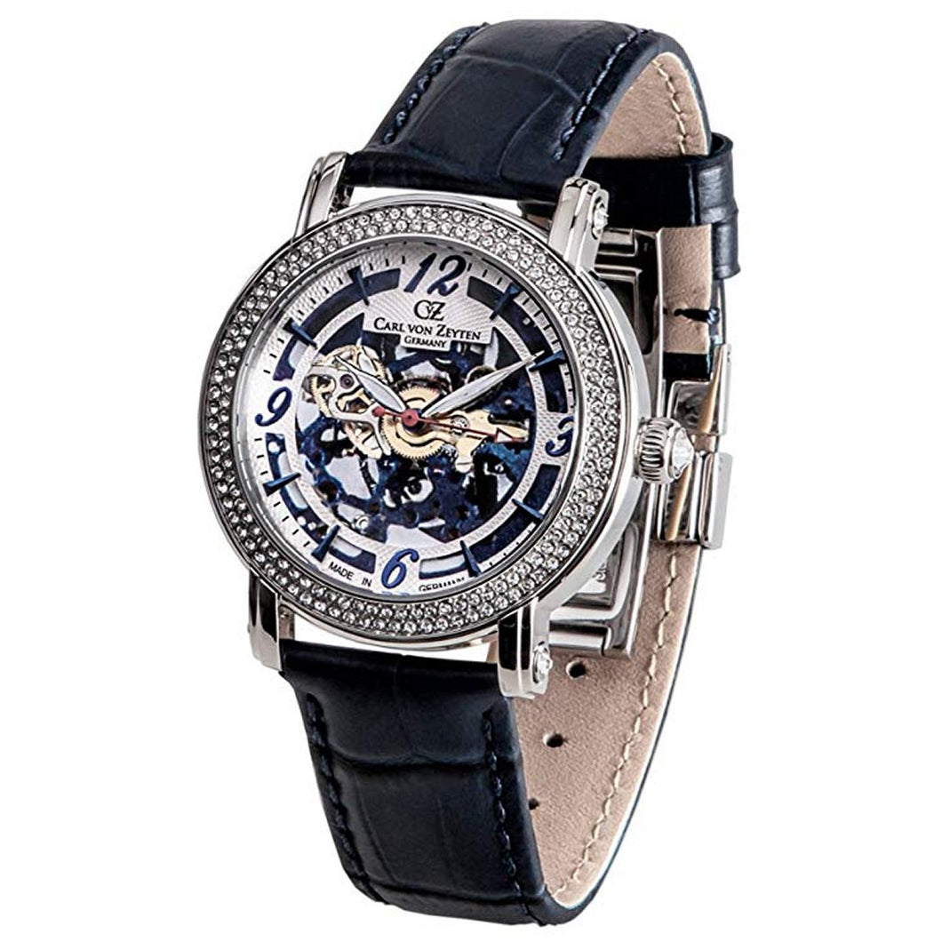 Carl von Zeyten Damen Uhr Armbanduhr Automatik Wolfach CVZ0061BL