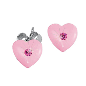 Scout Kinder Ohrringe Ohrstecker Silber Herz rosa Mädchen 262158100