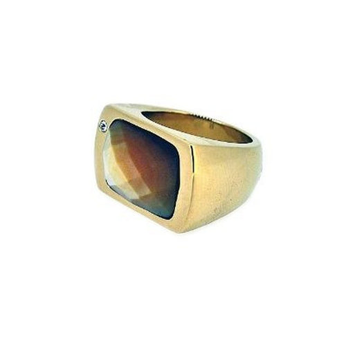 Misaki Unisex Ring Edelstahl Gold Gr.56 BLONDIE QCURBLONDIE56