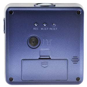 ATRIUM Wecker Analog Quarz Funkwecker A660-5 Licht Snooze dunkelblau