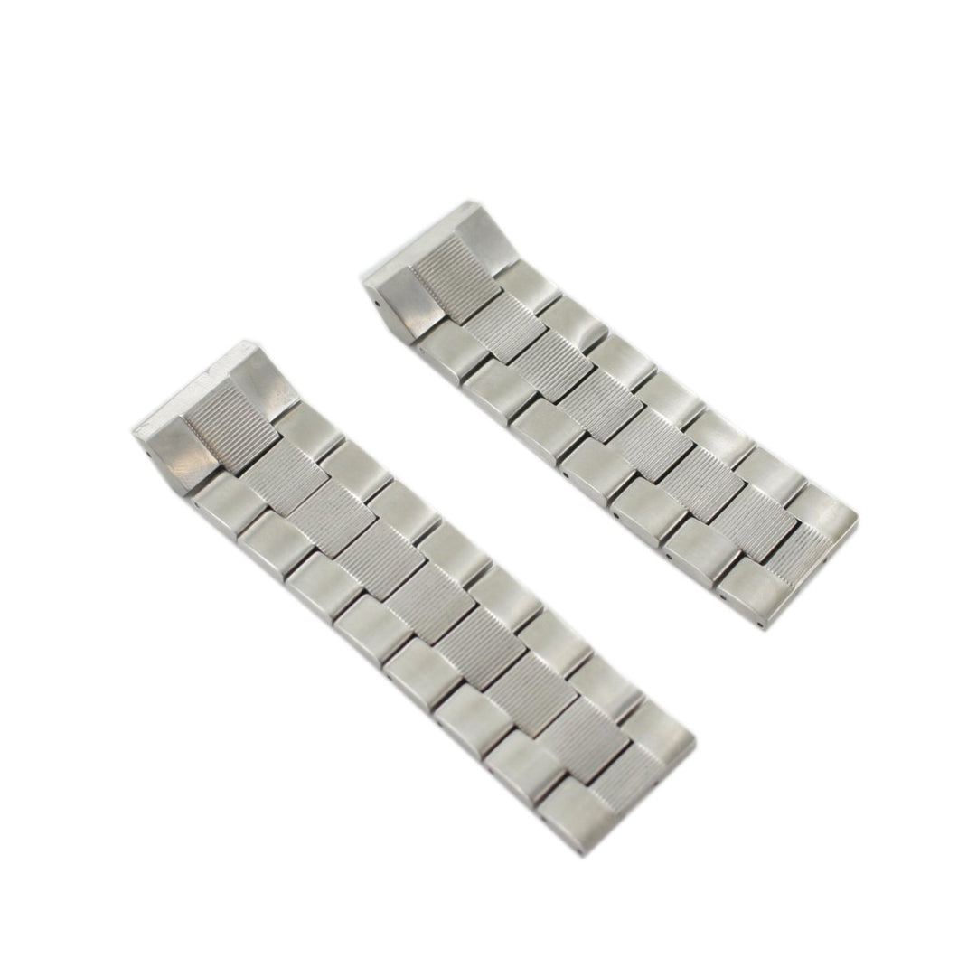 Ingersoll Ersatzband für Uhren Edelstahl Silber Muster 24 mm o. Schließe