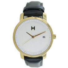 Laden Sie das Bild in den Galerie-Viewer, MVMT Signature Damen Uhr Armbanduhr Gold Black MF01-GBL Leder
