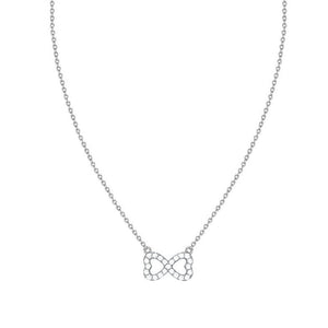 Esprit Damen Kette Collier Edelstahl Zirkonia Eternal Love ESNL03262A420