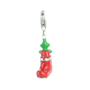 Esprit Anhänger Charms Silber Santa's Shoe ESCH90942A000