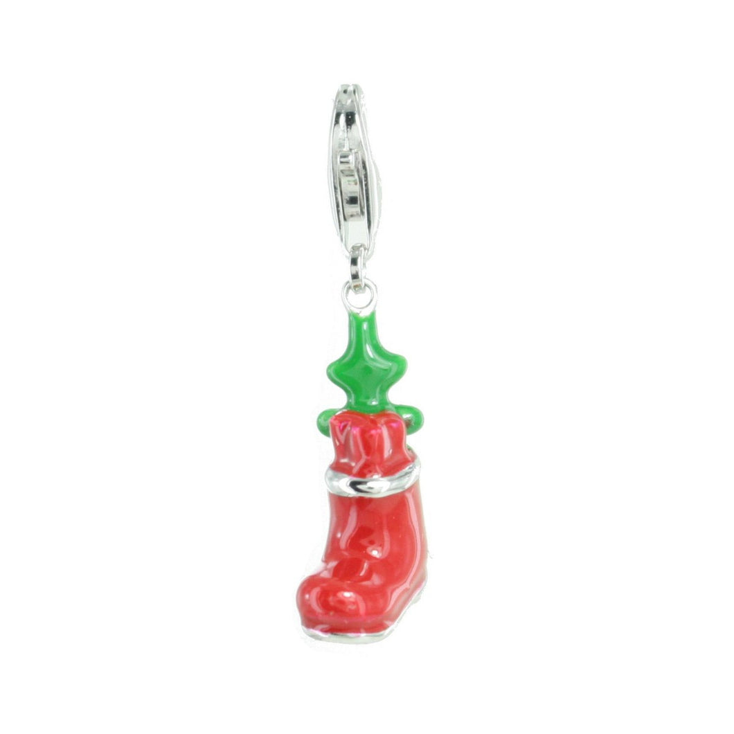 Esprit Anhänger Charms Silber Santa's Shoe ESCH90942A000