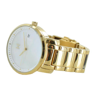 MVMT Signature Damen Uhr Armbanduhr Gold Pearl MF01-G