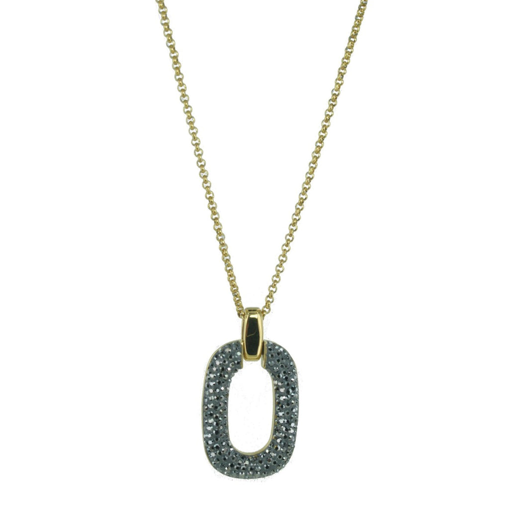 Joop Damen Kette Halskette Edelstahl Gold Ovally JPNL10594B800