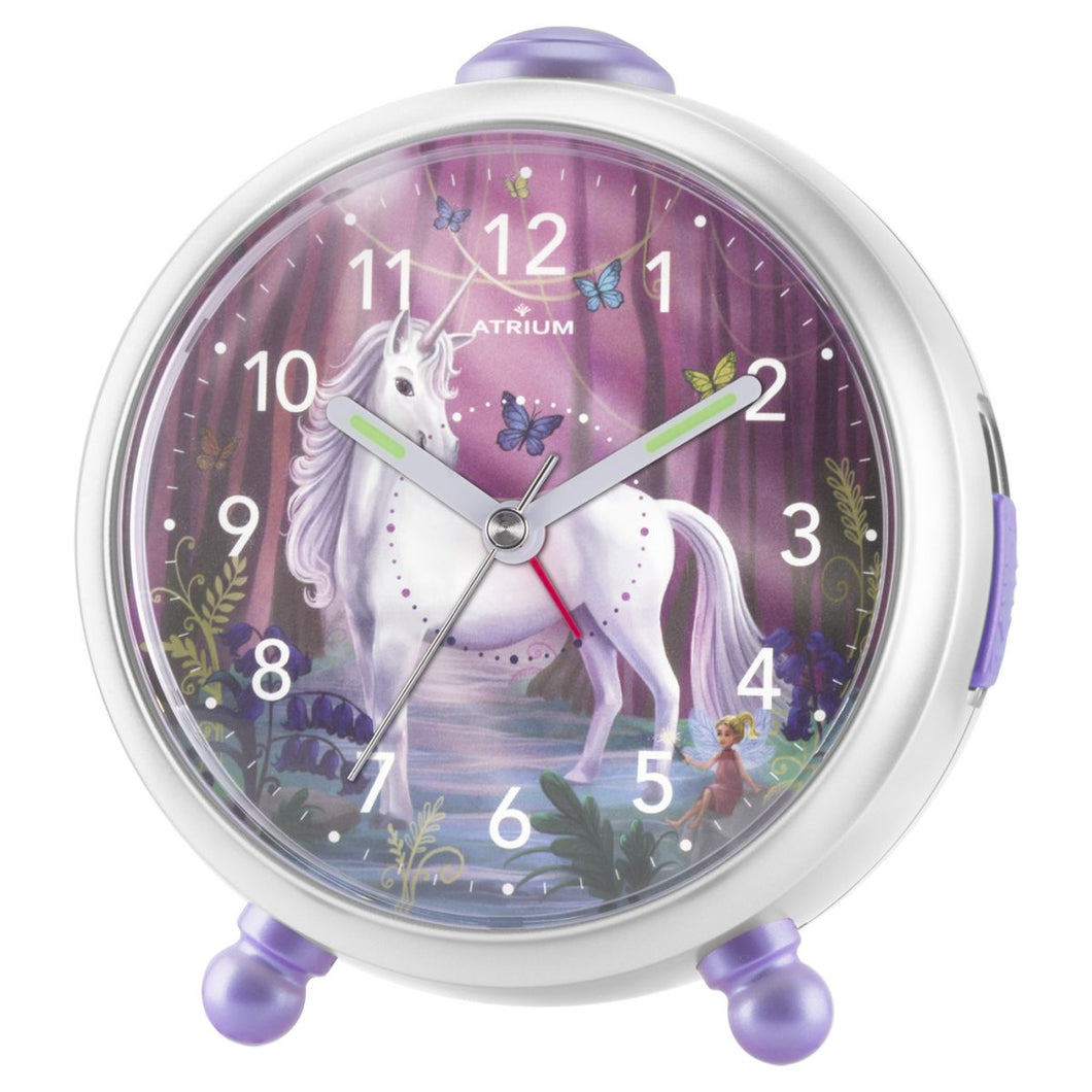 ATRIUM Kinderwecker Wecker Analog Quarz Einhorn Mädchen A932-0