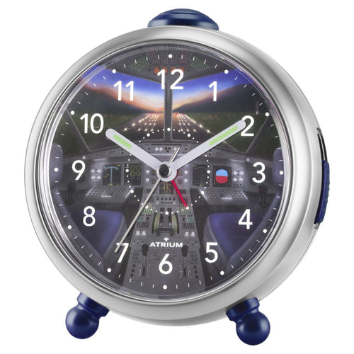 ATRIUM Kinderwecker Wecker Analog Quarz Cockpit Jungen A932-19