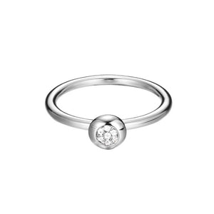 Esprit Damen Ring Silber Zirkonia ESRG92545A1