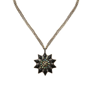Konplott Kette Collier lang Arabic Nights schwarz / grün