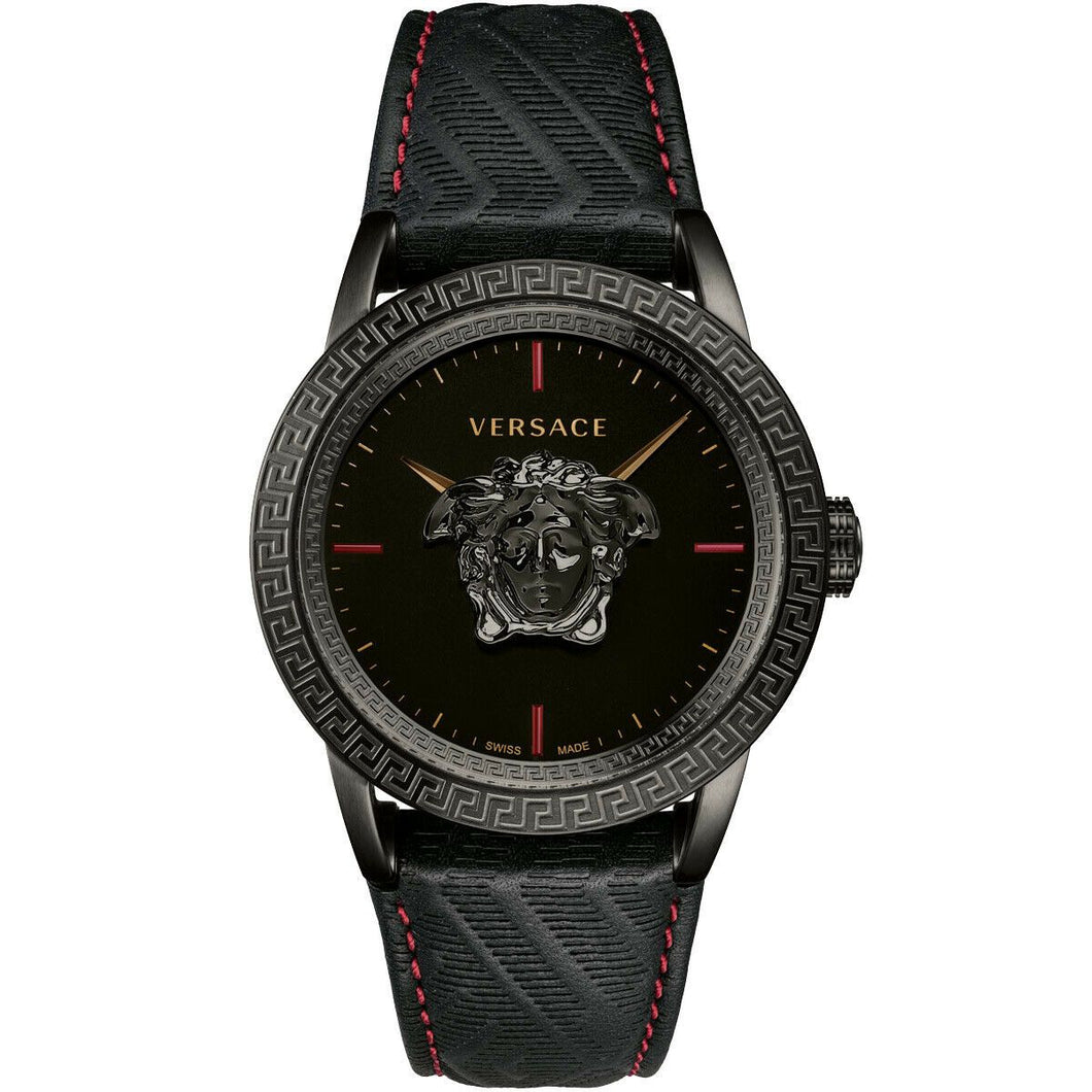 Versace Damen Uhr Armbanduhr PALAZZO Empire schwarz VERD00218 Leder