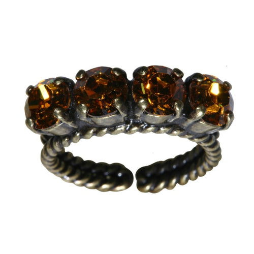 Konplott Ring Colour Snake gelb Topaz SS 29