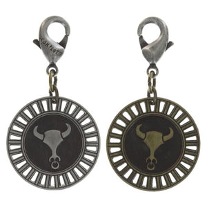 Konplott Anhänger Charm Zodiac Taurus/Stier S brass/silver