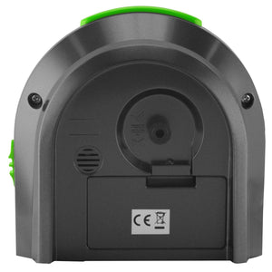ATRIUM Wecker Analog Quarz schwarz A921-7 ohne Ticken mit Licht und Snooze