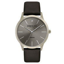 Laden Sie das Bild in den Galerie-Viewer, Kenneth Cole New York Herren-Armbanduhr Analog Quarz Leder KC15111010