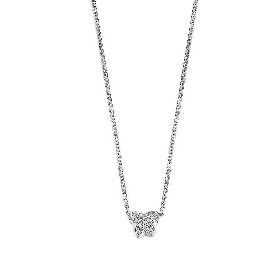 Esprit Damen Kette Collier Silber little butterfly ESNL92156A420