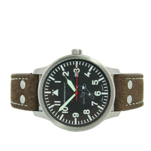 Aristo Herren Messerschmitt Uhr Fliegeruhr 163-42S