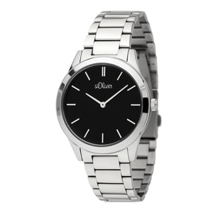s.Oliver Damen Uhr Armbanduhr Edelstahl SO-3598-MQ