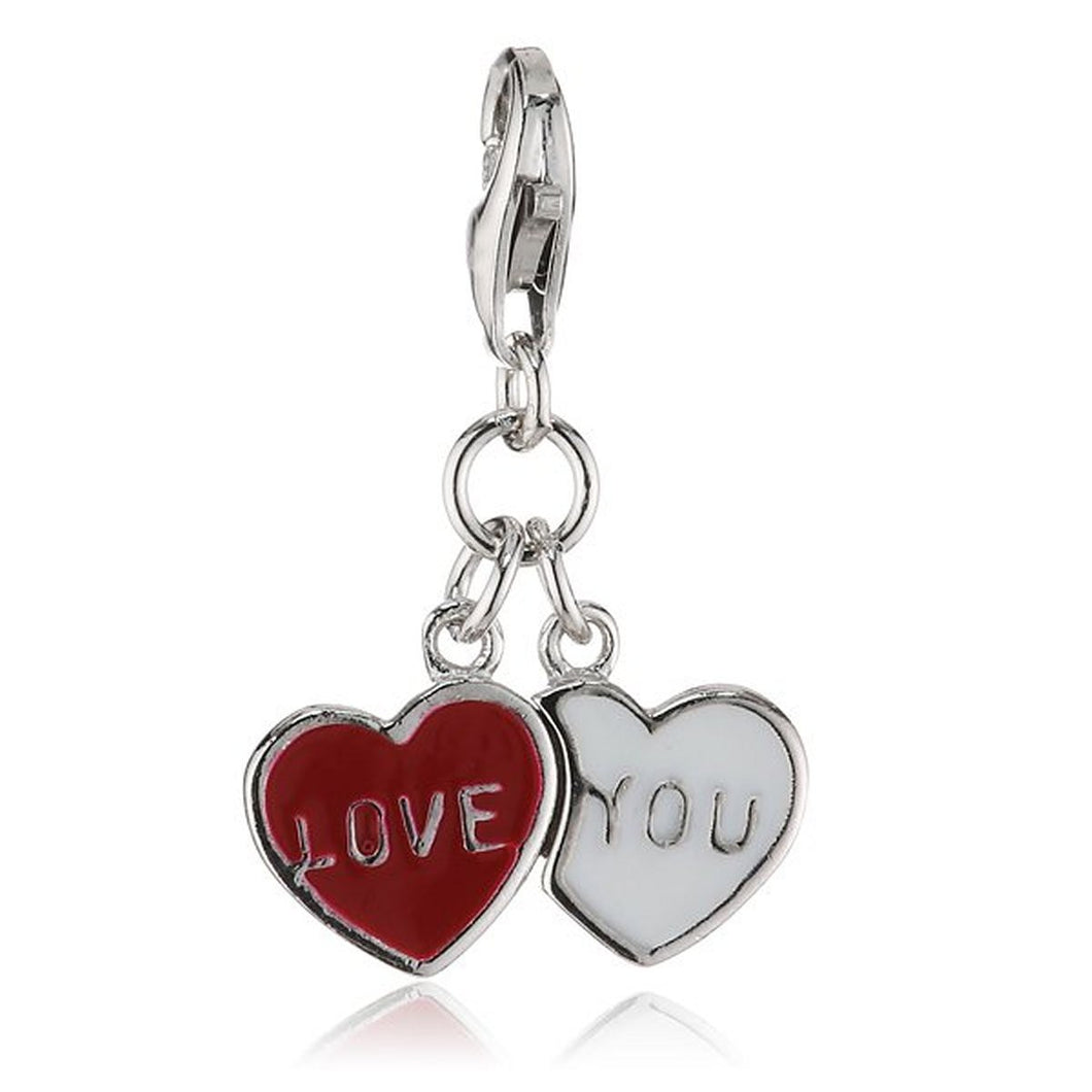 s.Oliver Jewel Damen Anhänger Charm Silber Love You SOCHA/167 - 396172