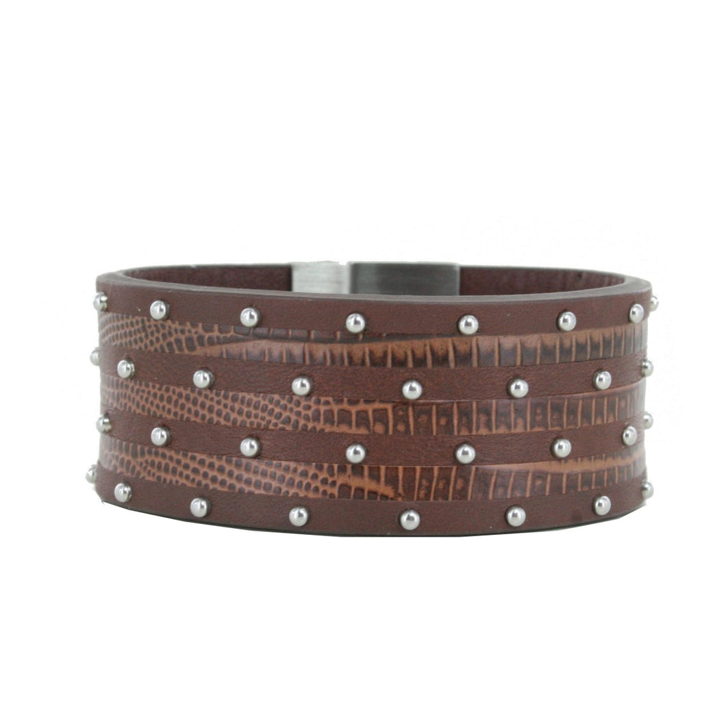 Police Herren Armband Avenger Brown Leder PJ.21872BLC/03-19