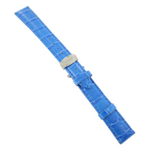 Laden Sie das Bild in den Galerie-Viewer, Ingersoll Ersatzband für Uhren Leder blau Kroko Faltschl. Si 16 mm