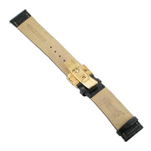 Laden Sie das Bild in den Galerie-Viewer, Ingersoll Ersatzband für Uhren Leder schwarz gl. Kroko Faltschl.g. 22 mm