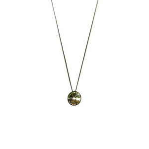 Konplott Halskette hängend Collier Rivoli hellgrün Chrysolit