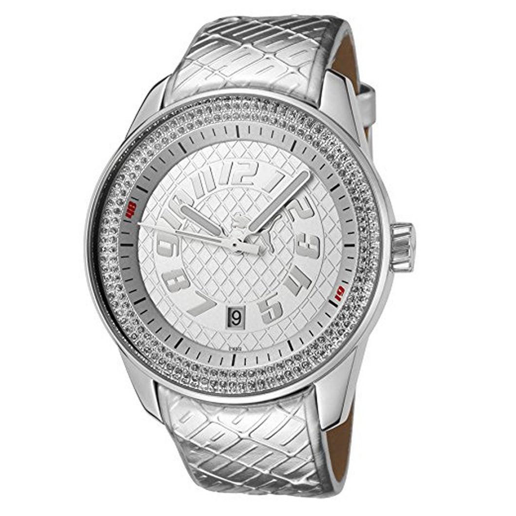 Puma Uhr Armbanduhr Damen Race Silver PU101632001