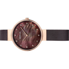 Laden Sie das Bild in den Galerie-Viewer, Bering Damen Uhr Armbanduhr Slim Classic - 12034-265 Meshband