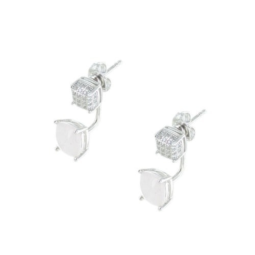 Esprit Damen Ohrringe Ohrstecker Silber ESER92972A000