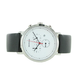 Bering Herren Uhr Armbanduhr Slim Classic Chronograph - 10540-404-1 Leder