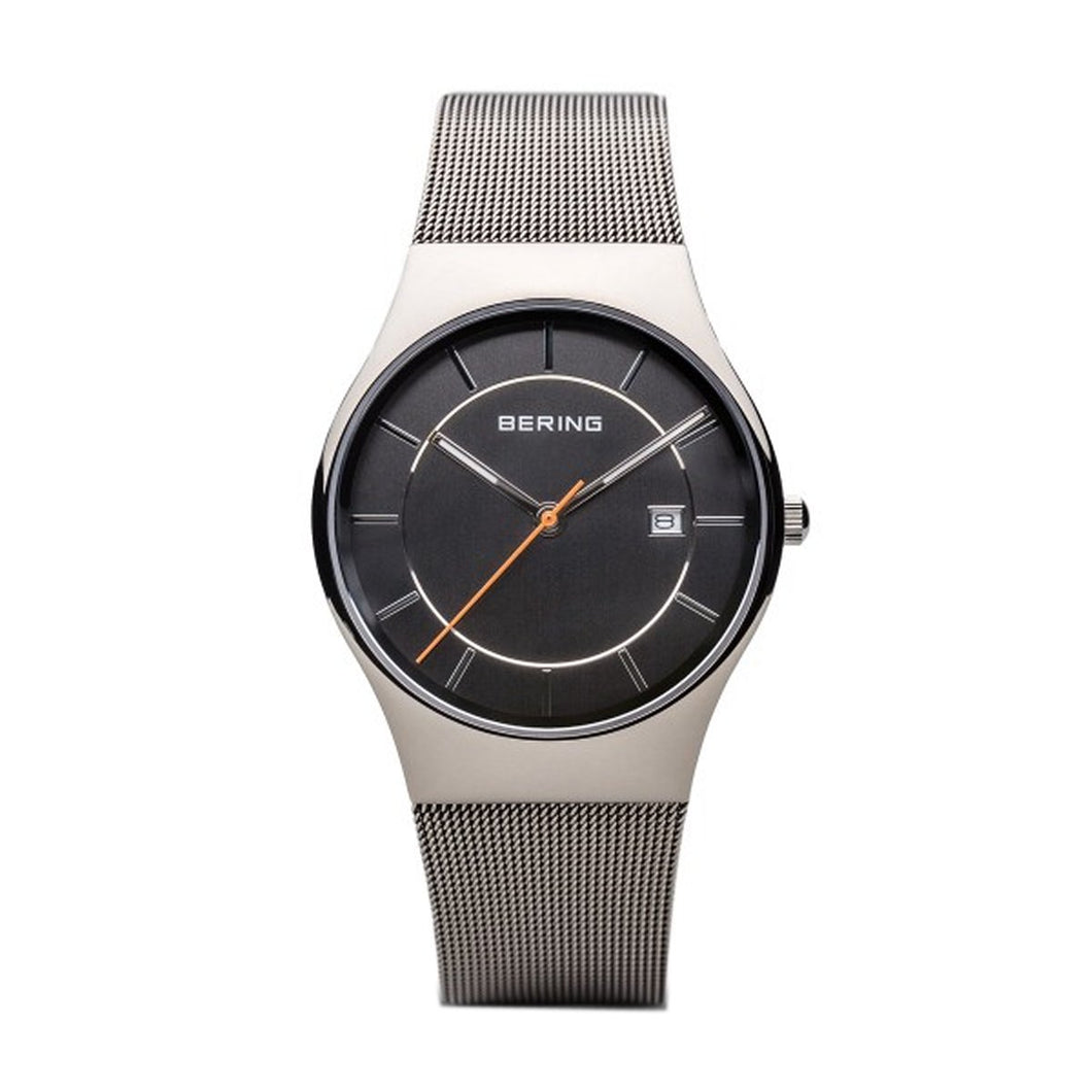 Bering Herren Uhr Armbanduhr Classic - 11938-007 Meshband