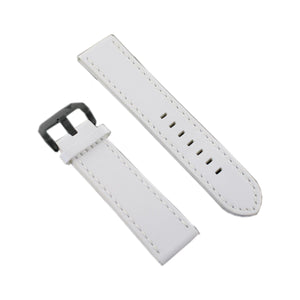 Ingersoll Ersatzband für Uhren Leder weiss Dornschließe Bison N59 24 mm
