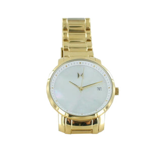 MVMT Signature Damen Uhr Armbanduhr Gold Pearl MF01-G