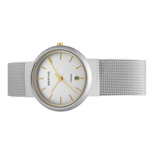 Laden Sie das Bild in den Galerie-Viewer, Bering Damen Uhr Armbanduhr Edelstahl Slim Classic - 11029-004 Meshband