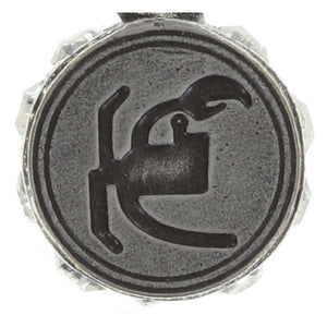 Konplott Anhänger Charm Zodiac Cancer/Krebs XS brass/silver Kristalle