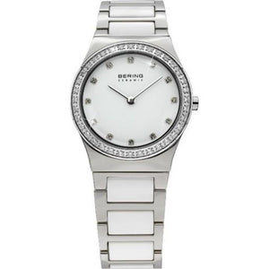 Bering Damen Uhr Armbanduhr Slim Ceramic - 32430-754 Edelstahl