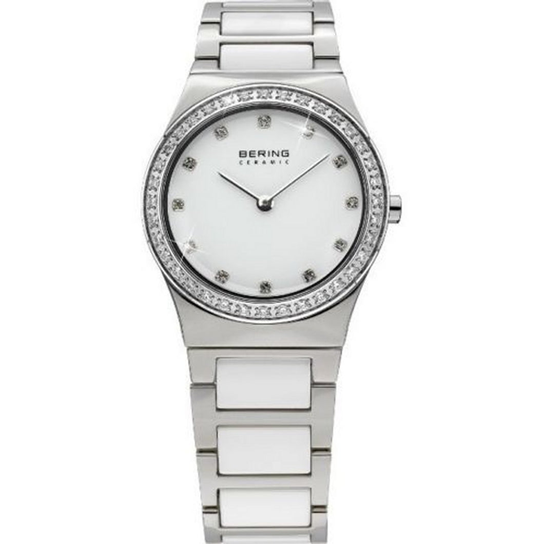 Bering Damen Uhr Armbanduhr Slim Ceramic - 32430-754 Edelstahl