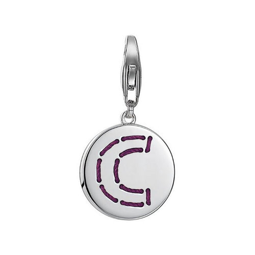 Esprit Anhänger Charms Silber Letter Fabric C ESCH91125A000